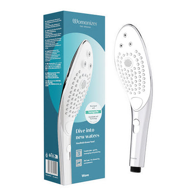 Womanizer Wave Shower Head Masturbator Chrome-0