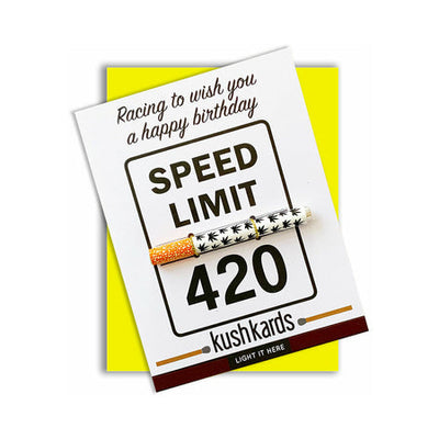 420 Speed Limit Birthday One Hitter Kard-0