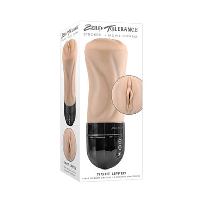 Zero Tolerance Tight Lipped Rechargeable Stroker with Suction Light-0