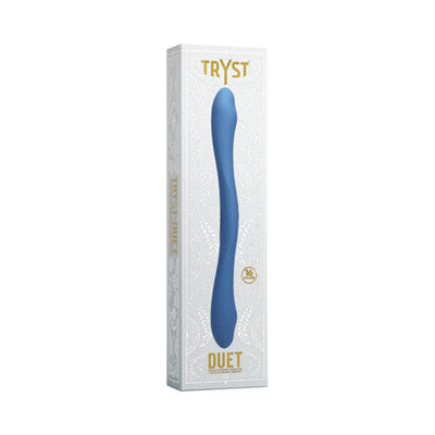 Tryst Duet Double Ended Vibrator with Wireless Remote Periwinkle-0
