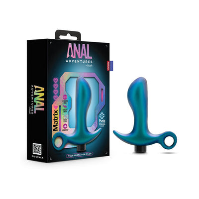 Anal Adventures Matrix Teleportation Plug Lunar Blue-0