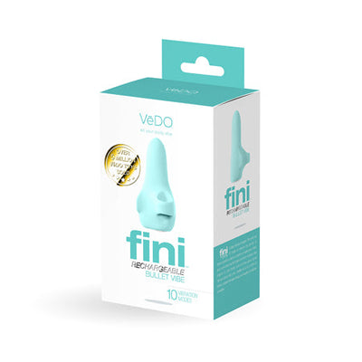 VeDO Fini Rechargeable Bullet Vibe Turquoise-0