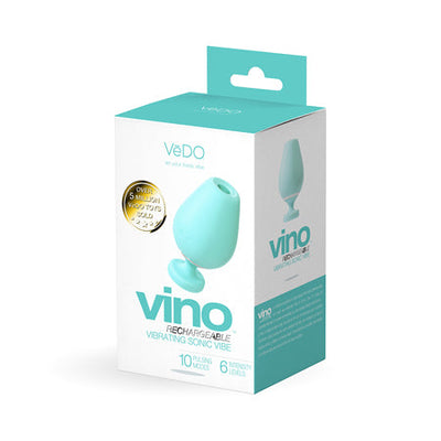 VeDO Vino Rechargeable Vibrating Sonic Vibe Turquoise-0