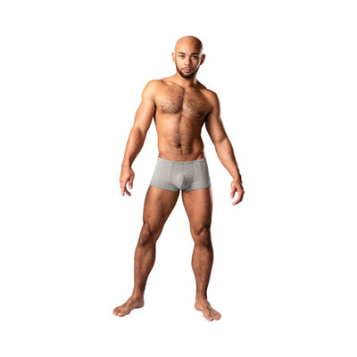 Male Power Labyrinth Mini Short Grey Weave L-0