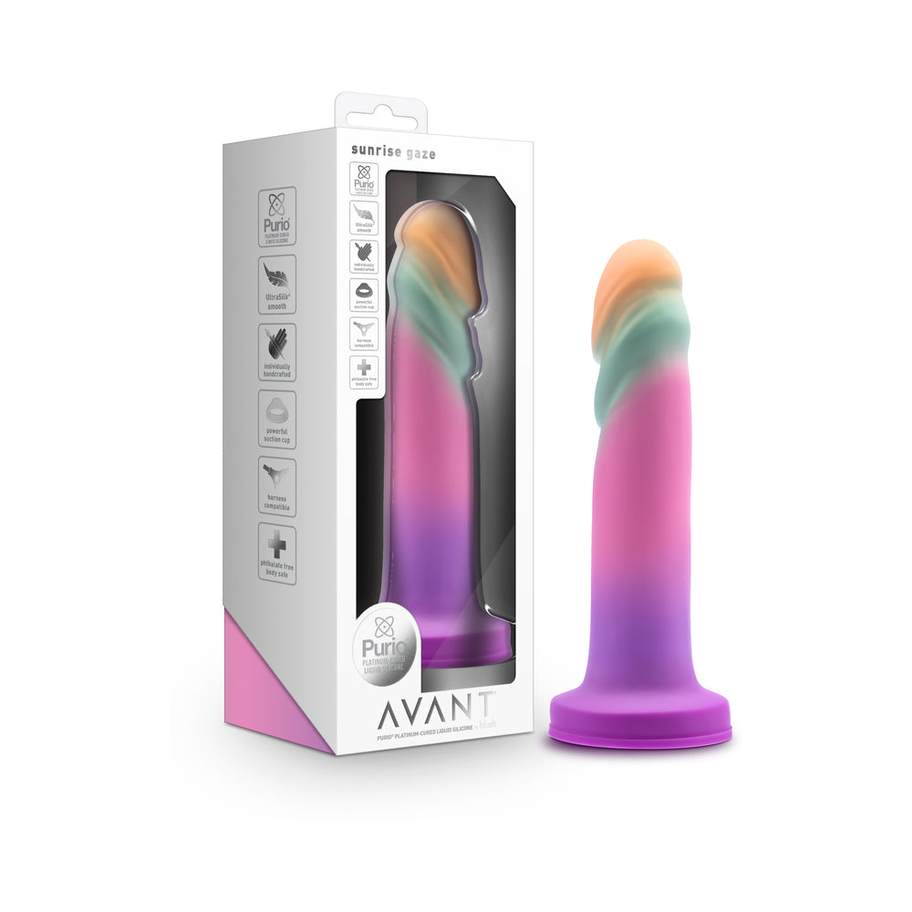 Avant Sunrise Gaze 7.5 in. Dildo Sherbet-0