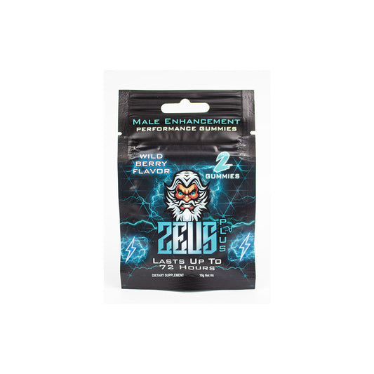 Zeus Plus Male Supplement Gummies Wildberry 2pk Open Stock-0