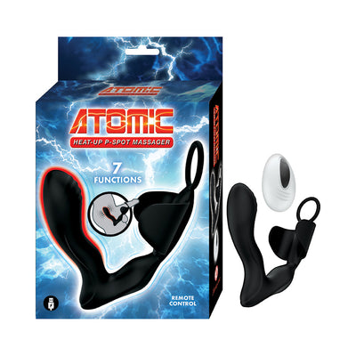 Atomic Heat-Up P-Spot Massager Black-0