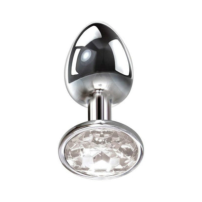 Adam & Eve Clear Gem Anal Plug Small-0