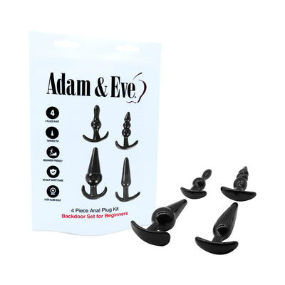 Adam & Eve 4-Piece Anal Plug Kit (Bag)-0