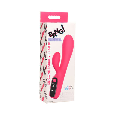 BANG! Digital Silicone Rabbit Vibrator-0