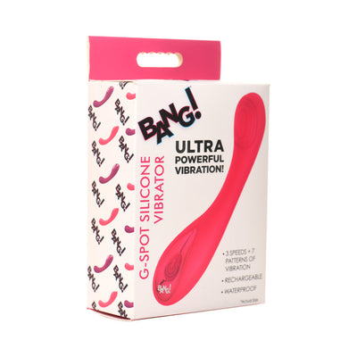BANG! G-Spot Silicone Vibrator Pink-0