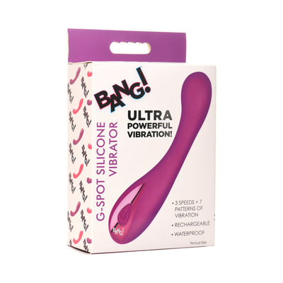 BANG! G-Spot Silicone Vibrator Purple-0