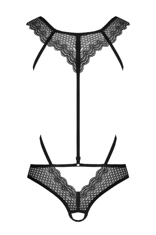 857-TED-1 ouvert Body schwarz - L/XL-0