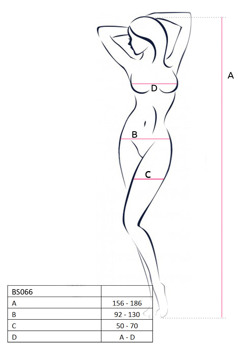 black ouvert Bodystocking BS121 - S/L-2