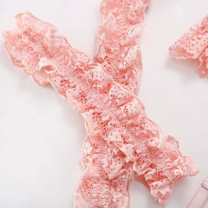 Wholesale Cute Sexy Lace Teddy Lingerie Set-11