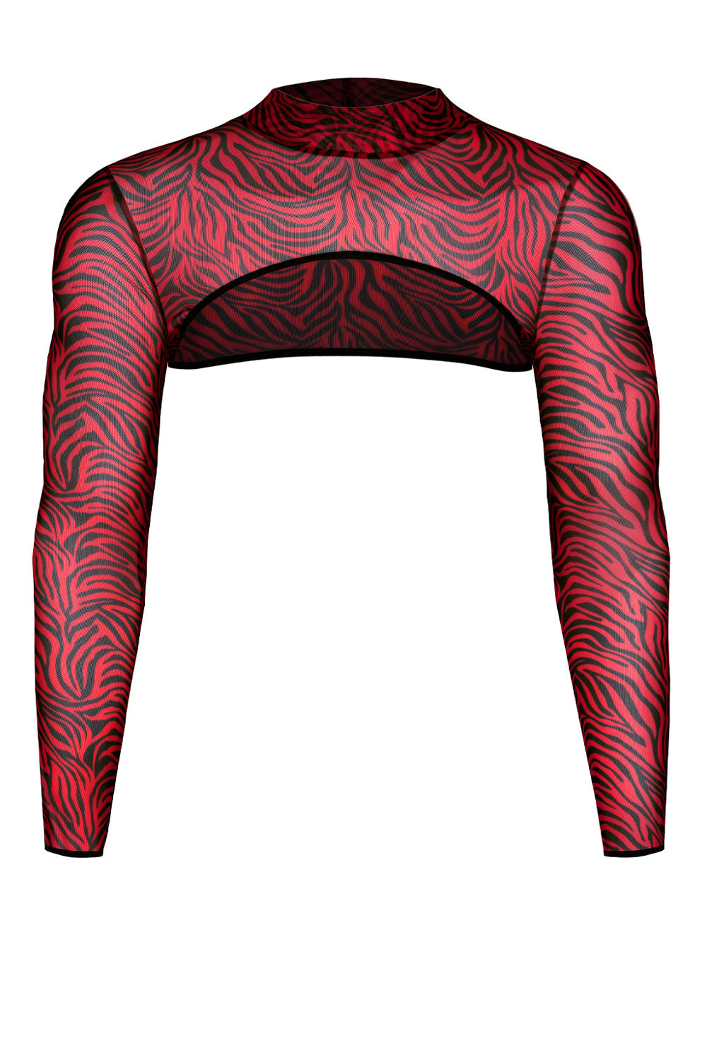 Crop Top RELeonel001 black/red - 2XL-4