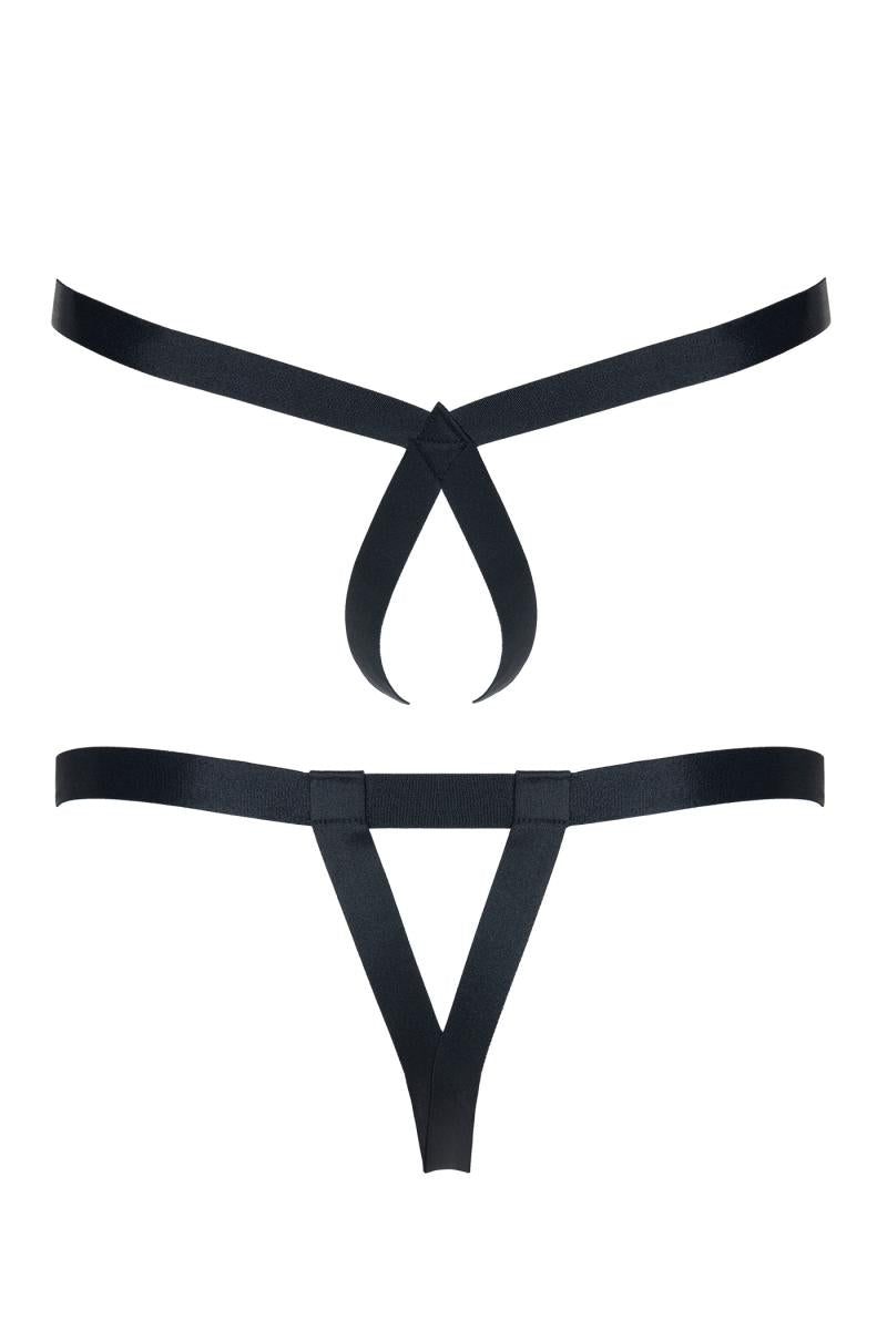 2 pcs harness thong BRI010 black - 2XL/3XL-2