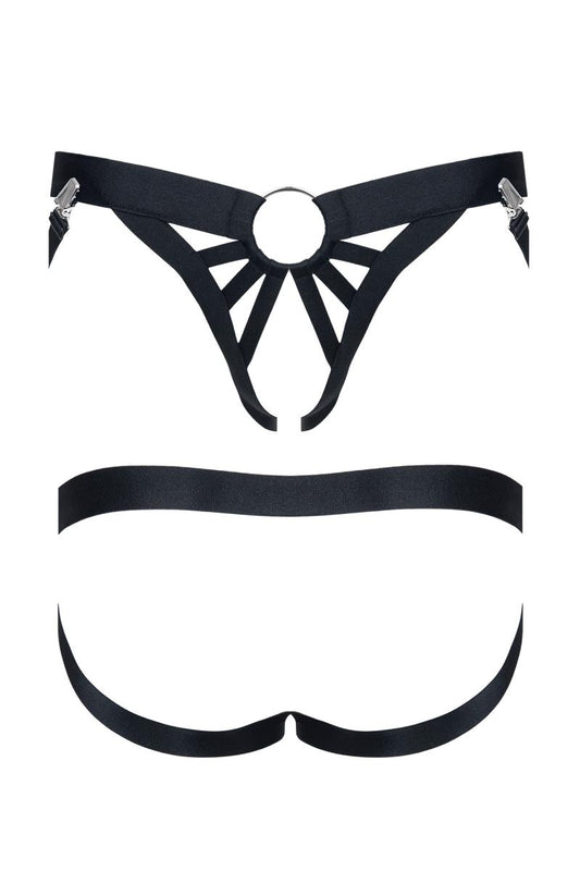 harness thong BRI012 black - XXL/XXXL-0