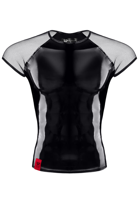 black PVC T-Shirt RMSanti - 2XL-0
