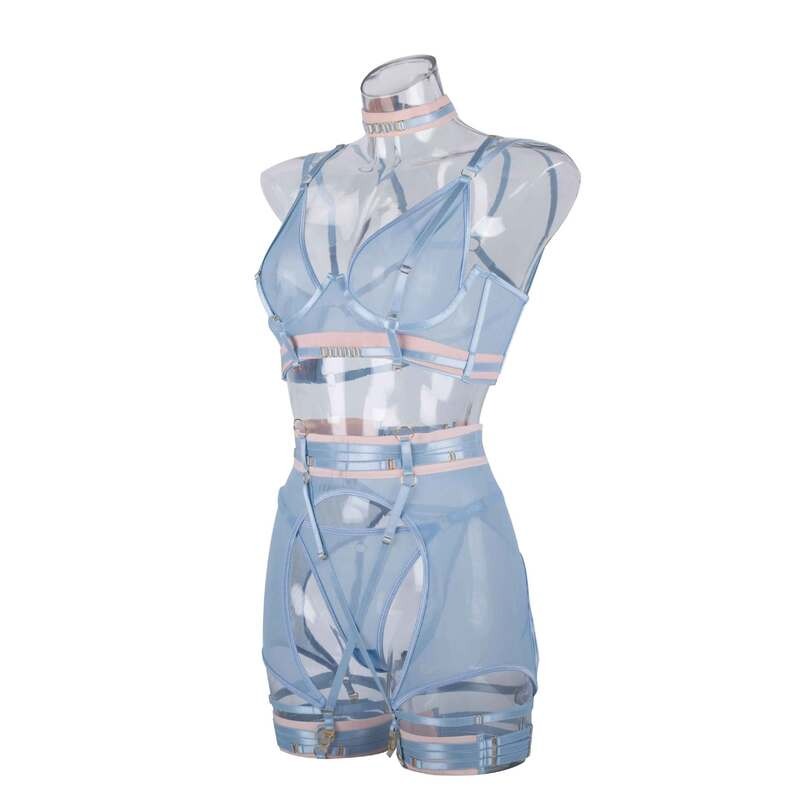 Sexy Strappy Garter Set Side View On Mold_14_11zon