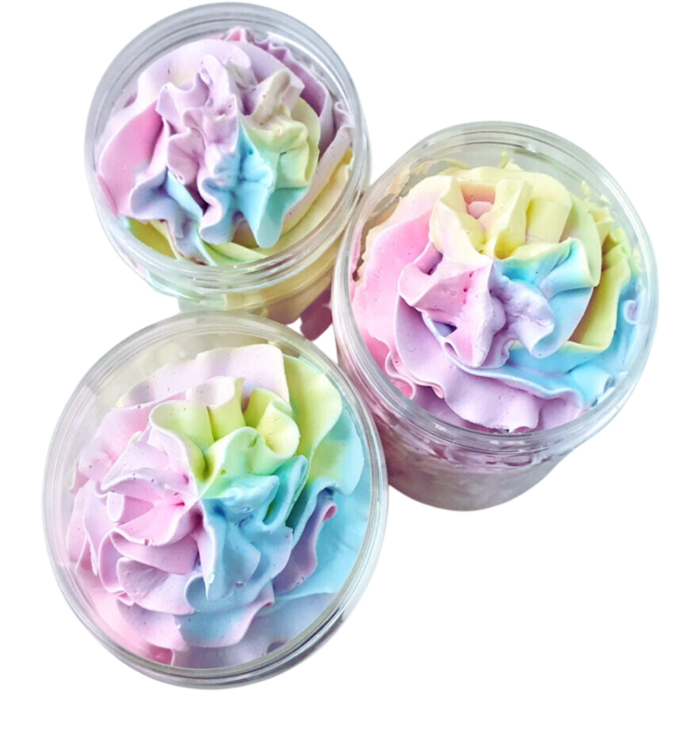 Luxury Strawberry Mallow Whipped Soap with Shea Butter and Sweet Almond Oil-0