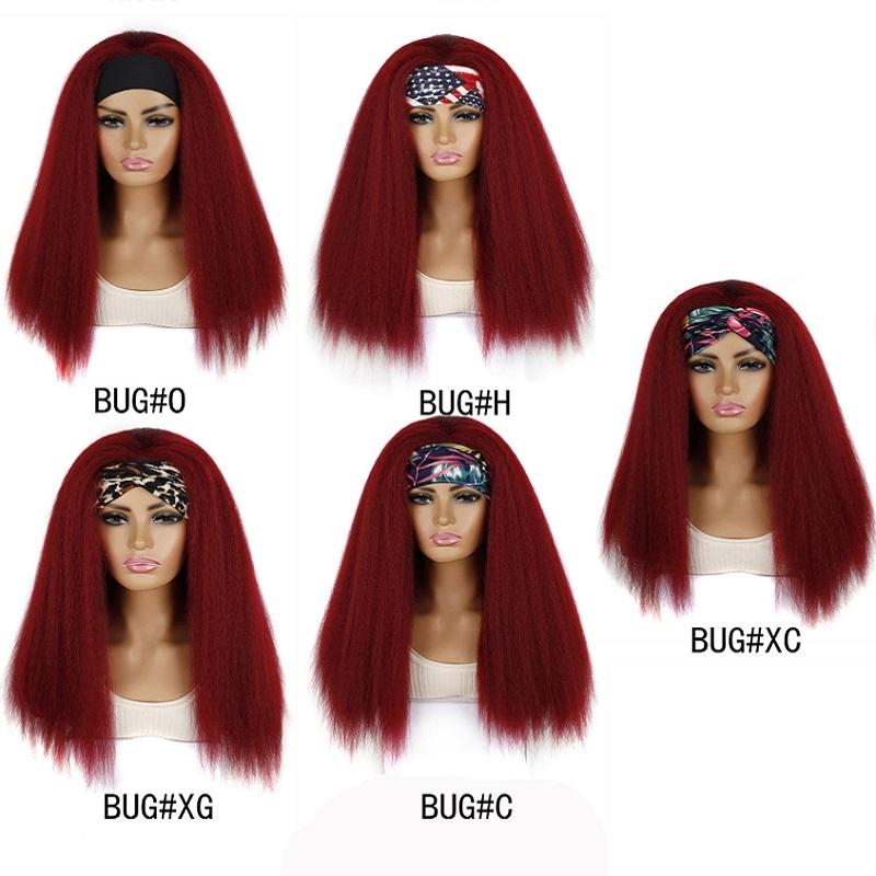 NNEIDS Bug Corn Beard Wig Headband For Long Hair-0