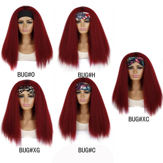 NNEIDS Bug Corn Beard Wig Headband For Long Hair-0