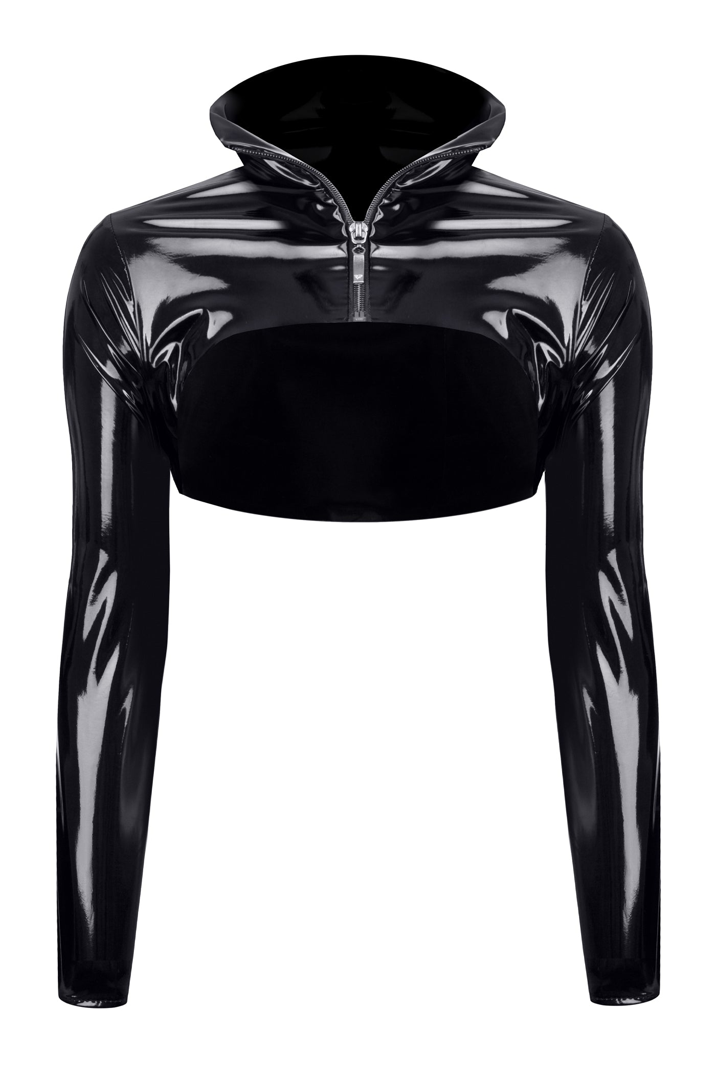 black short vinyl Jacket TDNele001 - 2XL-0