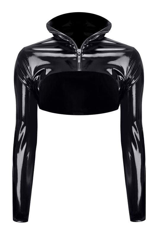 black short vinyl Jacket TDNele001 - 2XL-0