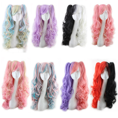 Vibrant Long Curly Wigs-0