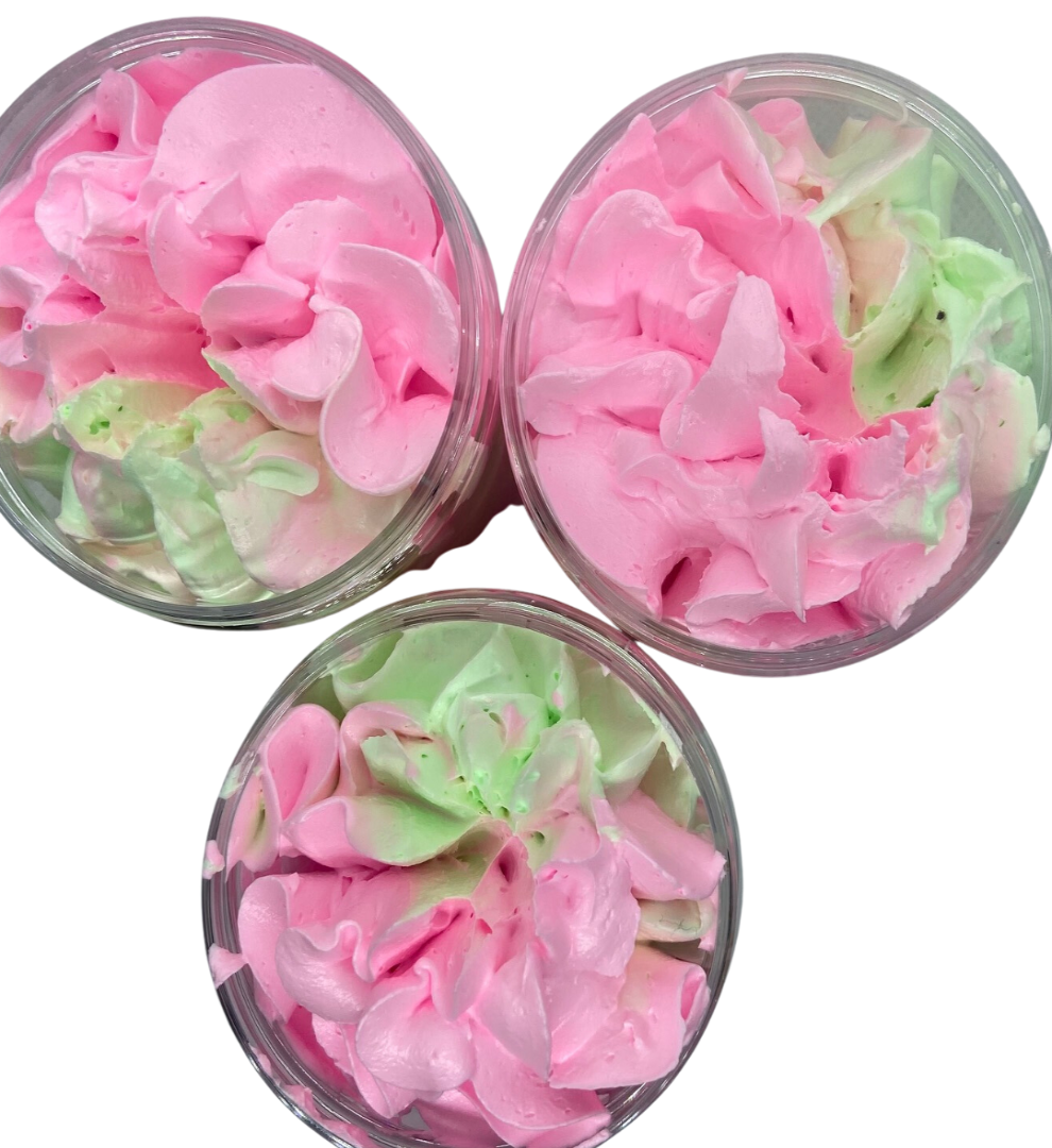 Luxury Watermelon Mist Whipped Soap with Apricot Kernel Oil-0