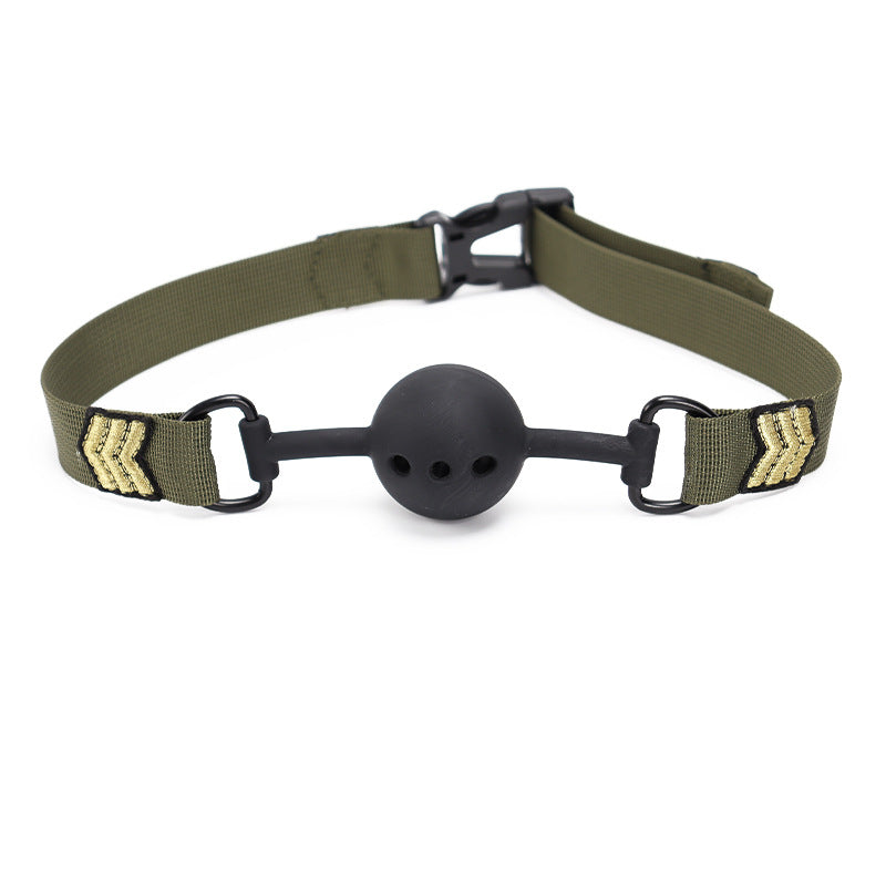 Wholesale Camouflage Bondage Equipment for Army Cosplay gag