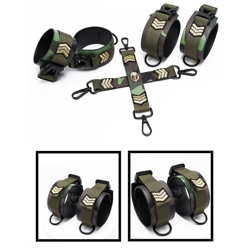 Wholesale Camouflage Bondage Equipment for Army Cosplay-9