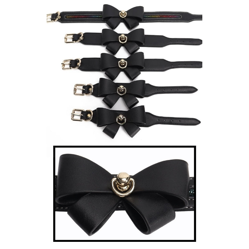 Wholesale Dominatrix Starter Kit with Butterfly Accents in Leather-7