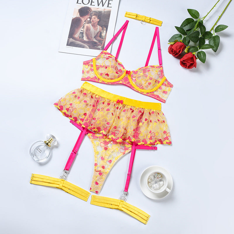 Wholesale Lace and Eyelash Bra and P