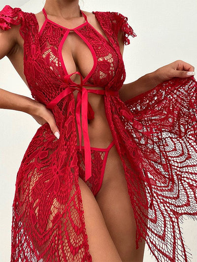 Wonderous Babydoll and G-String - S/M/L/XL-0