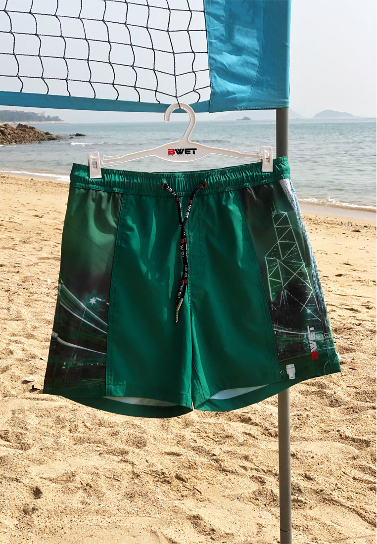 Summer-ready with our eco-friendly ‘HKG’ beach shorts - inspired by NYC and Hong Kong skylines!-2