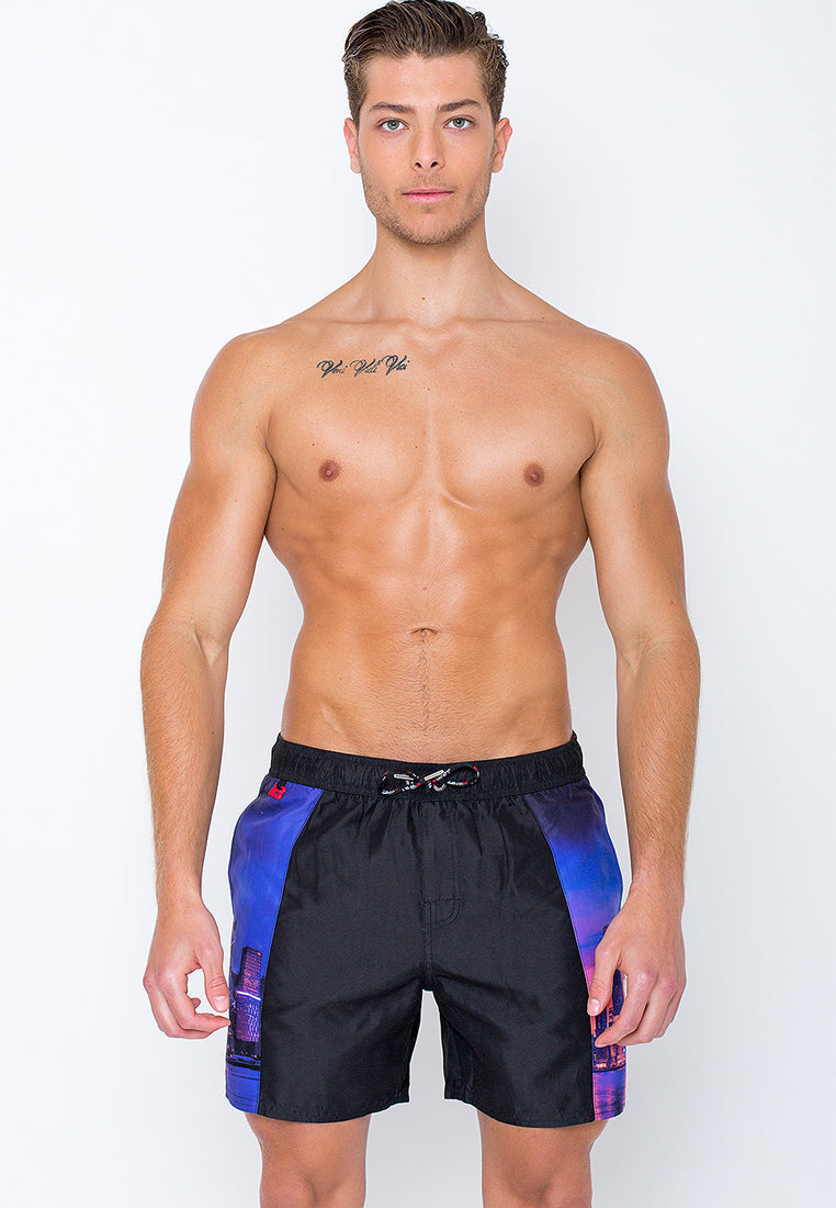 Summer-ready with our eco-friendly ‘HKG’ beach shorts - inspired by NYC and Hong Kong skylines!-3