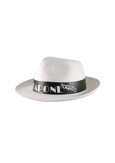 Al Capone White Gnagster Hat-0