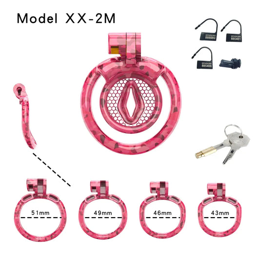 Lightweight Male Chastity Cage Invisible Lock for Men Penis Exercise Gear Adult Bdsm Toy-10