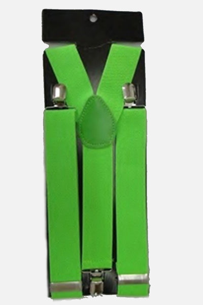 Wickedfun Green Plain Braces (3.5cm)-0