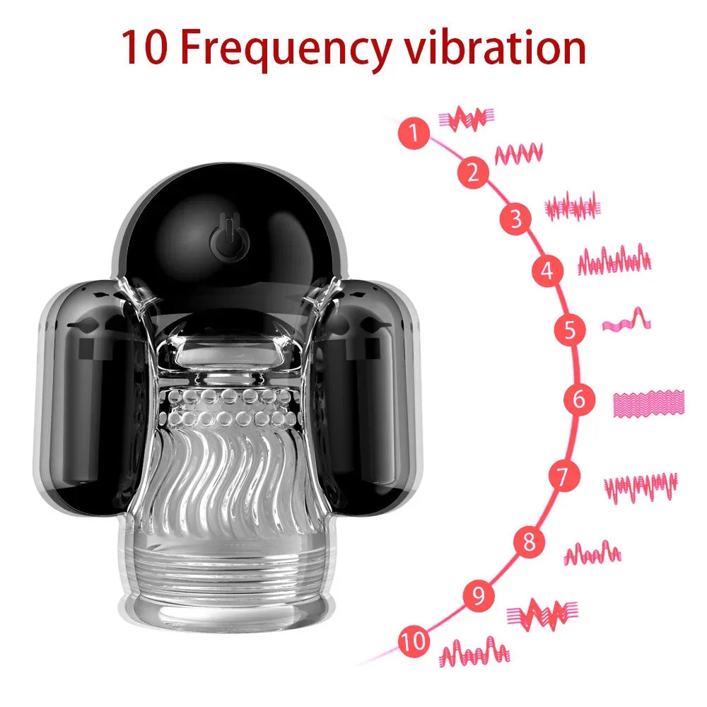 Remote Control Male Vibrator for Delayed Ejaculation Penis Trainer Masturbator Cup for Men-1