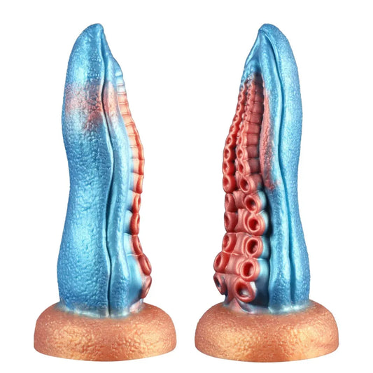 Silicone Octopus Anal Dildo with Suction Cup-0