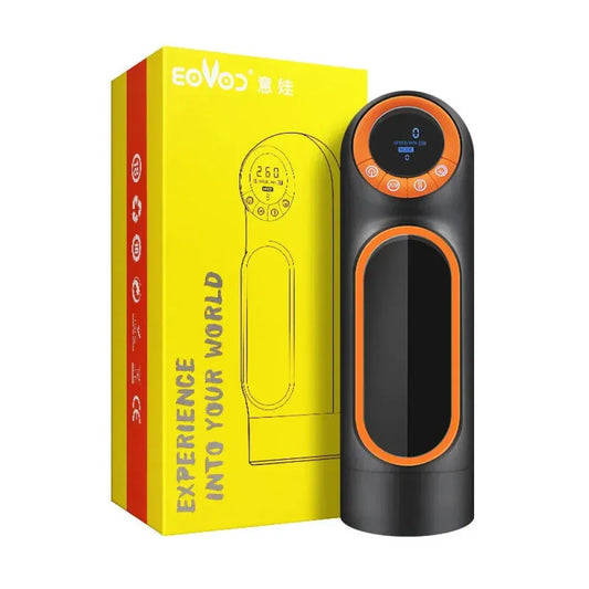 Telescopic Sucking Masturbator Heating Adult Toy for Men-0