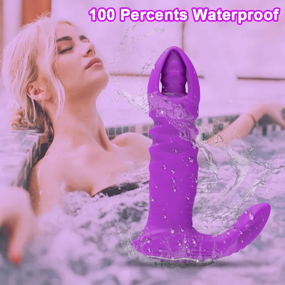 Wireless Thrusting Anal Vibrator for Women-3